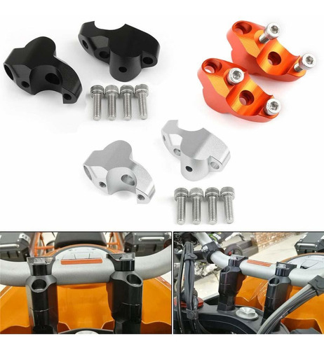 Pacask Cnc Abrazadera Para Manillar Ktm Adventure Super Duke