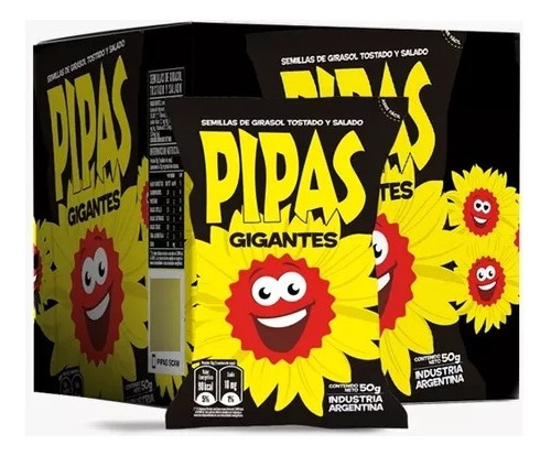 Pipas Gigantes X 12 Unidades X 500 Gr