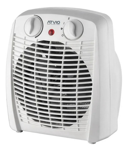 Calefactor Atvio Portátil Eléctrico Blanco 23cm 1500w Blanco