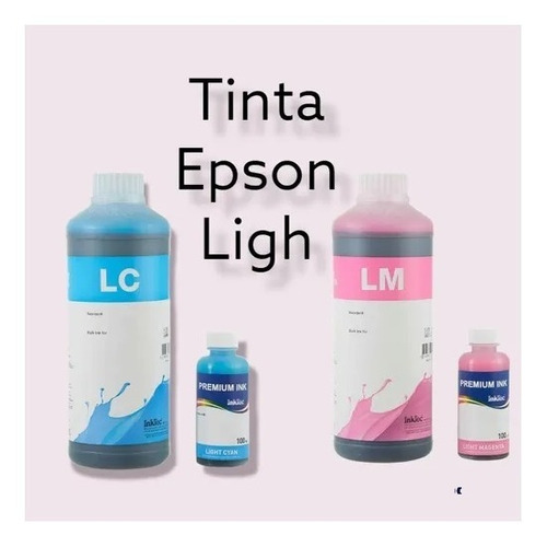 Tinta Epson Ligth 1 Litro T673 L850,l810,l805,l801,l800 