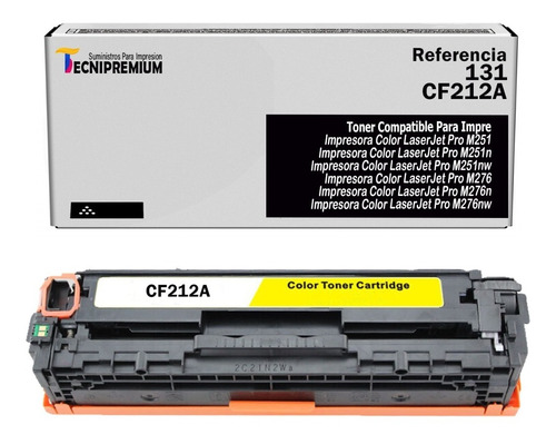 Tóner Genérico 131 Para Laser Pro M251 M251n M251nw M276 