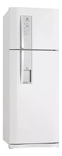 Heladera auto defrost Electrolux DWA51 blanca con freezer 424L 220V