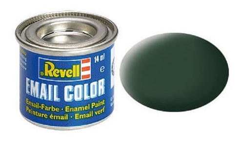 Pintura Revell Enamel Color 168 Verde Oscuro Mate Autoslot