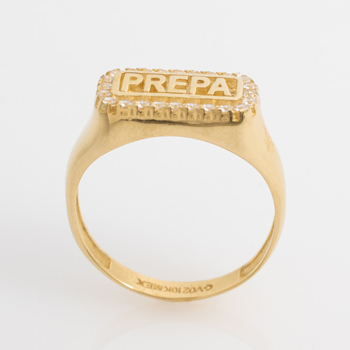 Anillo De Graduación Varios Modelos Prepa Secundaria Oro 10k Prepa Piedras 5.5