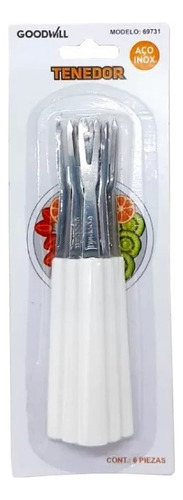 Tenedor Pincho Botanero 6 Piezas