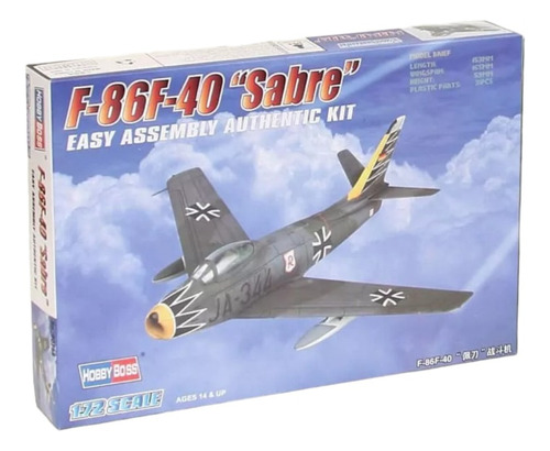 Hobby Boss Avion F-86f-40 Sabre 1/72 Supertoys Lomas