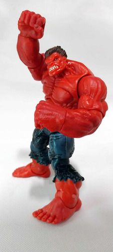 Marvel Universe Hulk Vermelho - Original E Loose (Usado)