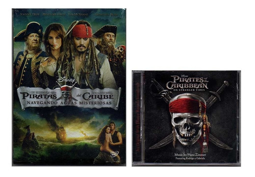 Piratas Del Caribe Navegando Aguas Misteriosas Dvd Soundtrac