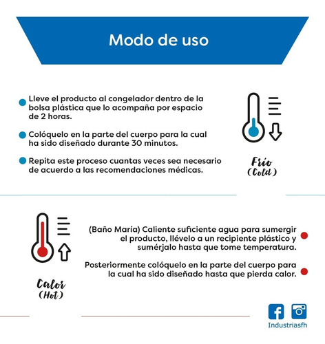 Compresa Fría (atenúa Dolor De Cabeza Y Parpados Inflamados)