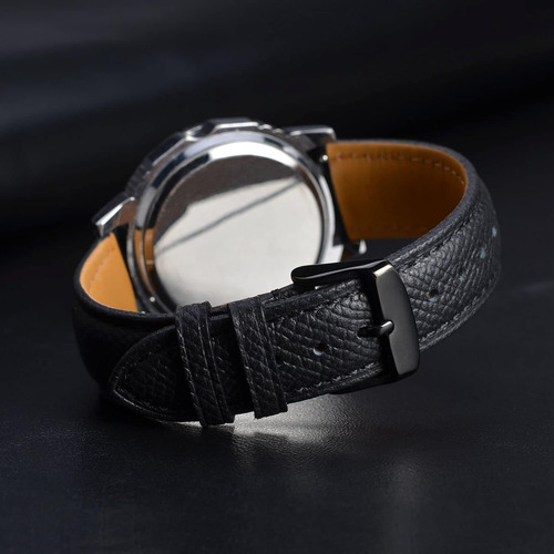 Correas De Reloj De Cuero Con Textura Para Mujeres Y Hombres