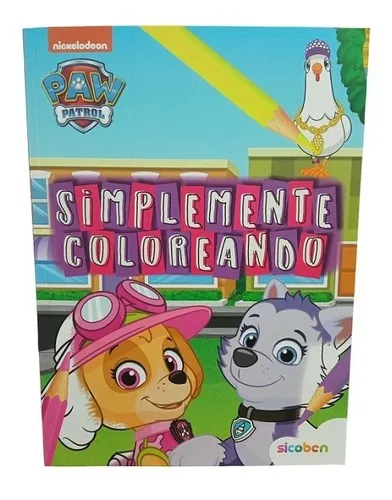 comprar Libro Para Colorear De Paw Patrol Sicoben