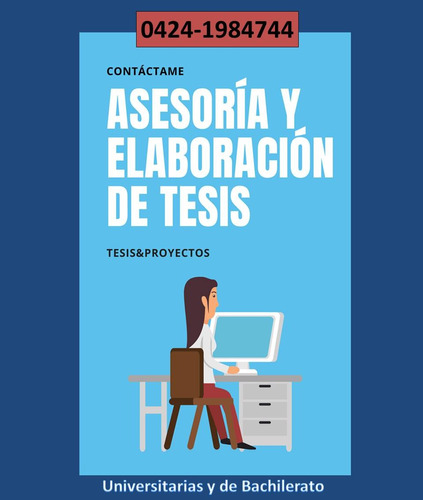 Elaboración Y Asesoría De Tesis