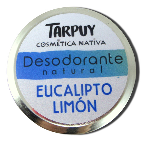 Desodorante Natural En Crema Tarpuy 25gr - Eucalipto Limón