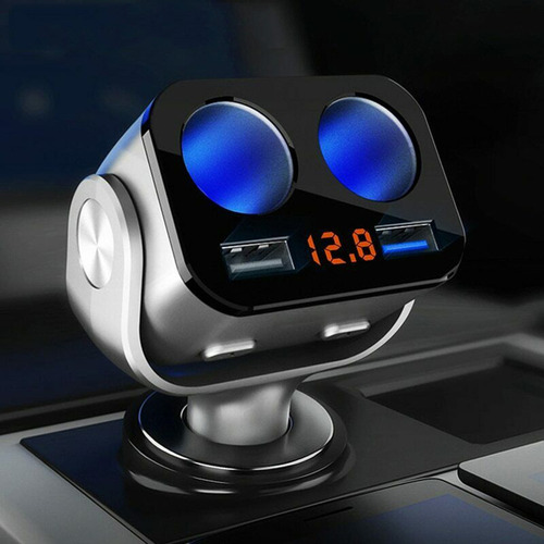 Conector For Encendedor De Coche, Doble Puerto Usb