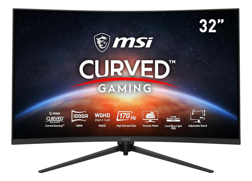 Msi G321cqp E2, Monitor Gaming De 32 , Monitor Gaming Curvo