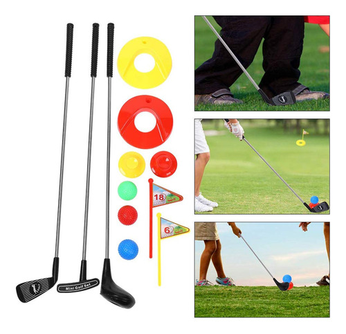 Juego De Juguetes De Golf Portátiles Para Niños De 10 Piezas