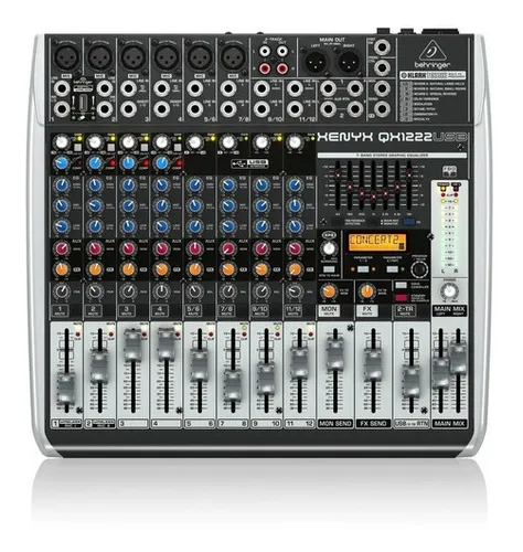 comprar Mezclador Mixer Xenyx Behringer Qx1222usb + Envío Express