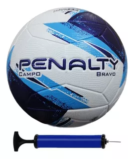 Bola Campo Penalty Bravo Xxi + Bomba De Ar