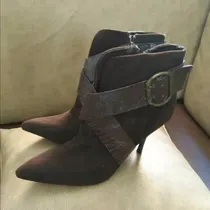 Comprar Oferta Botines Botas Gamuzados Dama Con Detalle Talla 37