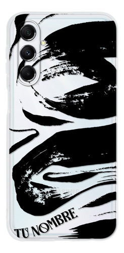 Funda Para Galaxy Manchas Negras Pintura Con Nombre