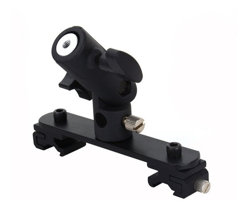 Imagen 2 de 5 de Soporte Rotula Doble P/ Sombrilla Flash Iluminador Ls-31