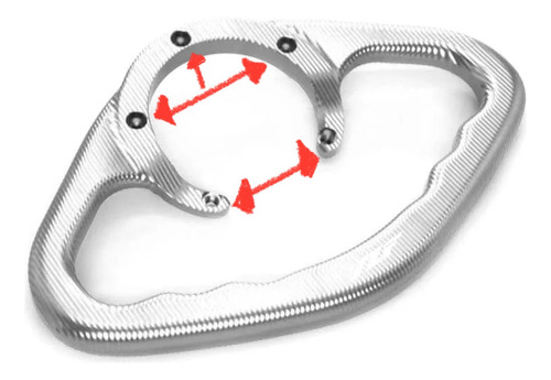 Agarradera O Asidero Yamaha R6 Plateado