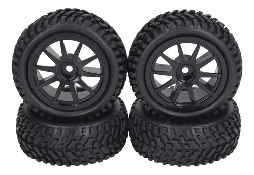 Ruedas Hexagonales Y Neumáticos De 12 Mm, 4 Unidades, Ruedas