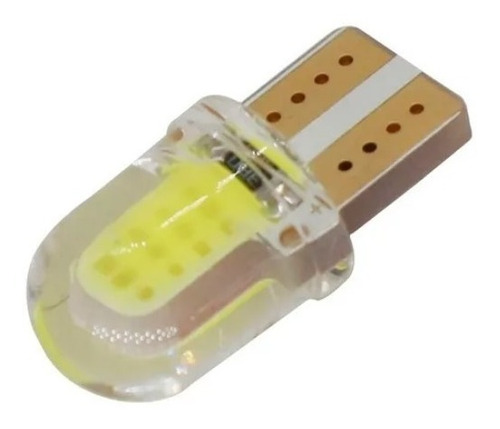 Lampara Led T10 Mini Siliconado Gel Cob Blanco 12v