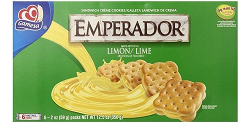 Gamesa Emperador Cookies, Piruetas, 12,5 Onza