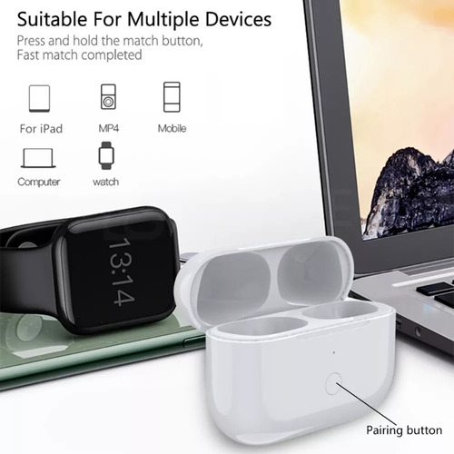 [ Estuche De Carga Inalámbrica Para Audífonos AirPods Pro