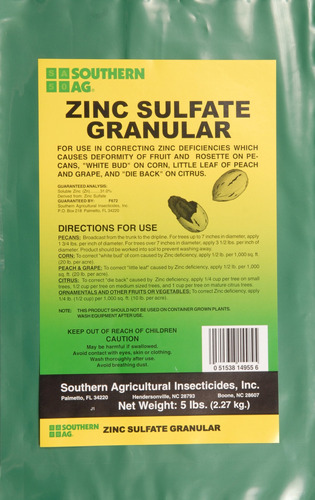 Zn Sulfato Granular 5lb Por Sur Ag