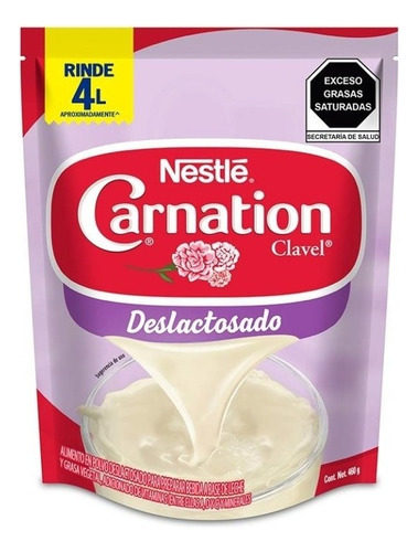 Nestle Carnation Deslactosada Leche En Polvo 460 G.