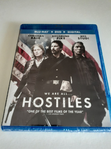 Hostiles Blu-ray Nuevo Sellado Western Christian Bale