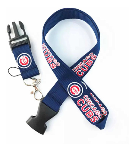 Cordon Porta Llaves Porta Gafete Cubs Chicago Béisbol Mlb