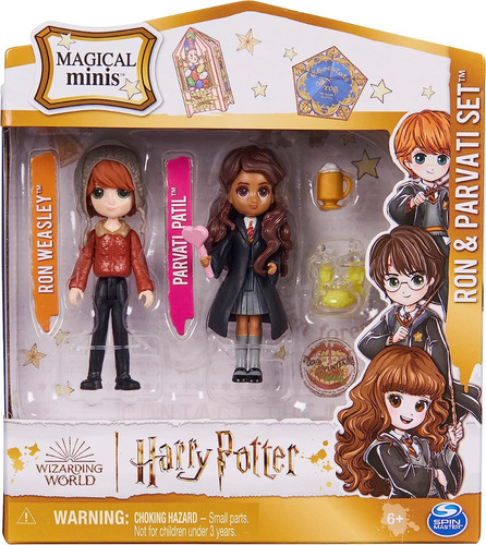 Harry Potter Magical Minis Ron & Parvati Set
