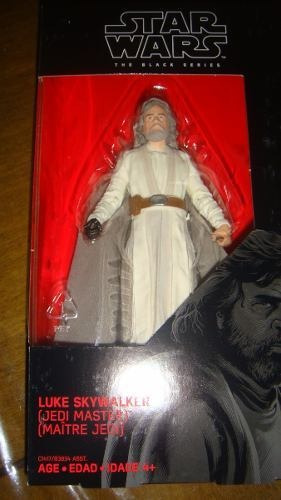 Figura de acción  Luke Skywalker Jedi Master de Hasbro The Black Series