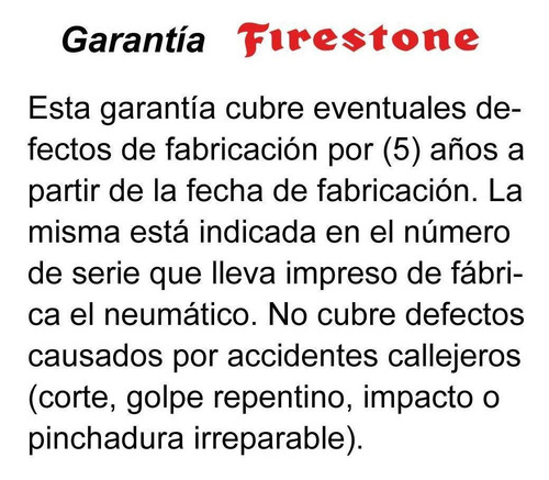 Imagen 3 de 8 de Neumático Firestone 185/60 R15 84h Firehawk 900 Ar