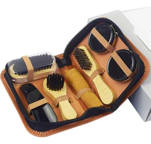 Kit Para El Cuidado Del Calzado Kit Para Lustrar Zapatos,