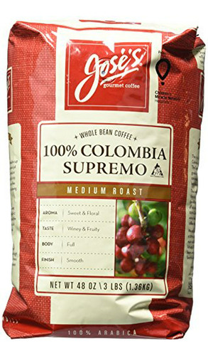 Café En Grano Jose's Columbia Supremo 3 Lbs