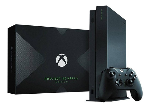 Microsoft Xbox One X 1TB Project Scorpio Edition color  negro