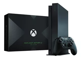 Microsoft Xbox One X 1TB Project Scorpio Edition color negro