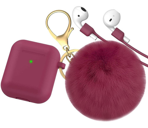 Ouluoqi Funda Para AirPods Slicone Cute AirPods Funda Para