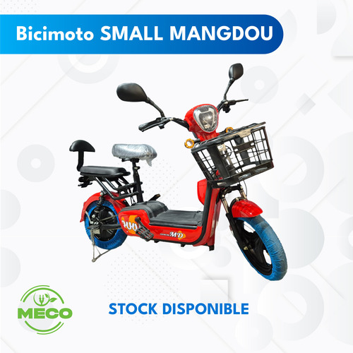 Bicimoto Eléctrica Mod Mg 350 Watts Roja Bat Extraible Plomo