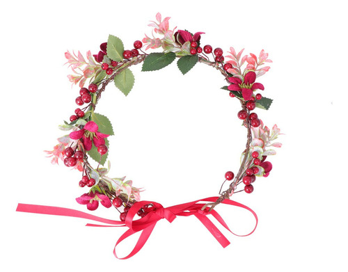 Minkissy Diadema De Flores Con Flores Para El Pelo, Guirnald