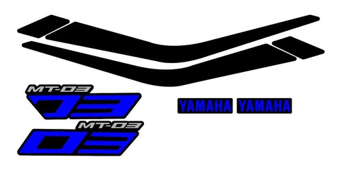 Kit De Stickers Para Yamaha Mt 03 Modelo 1