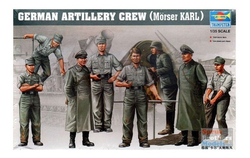 Soldados German Artillery Crew For Morser Karl Escal 1:35 