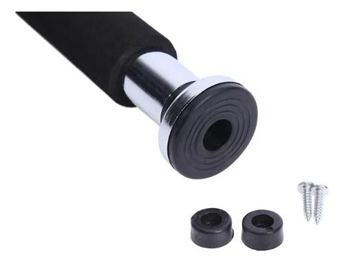 Barra Ejercicios Ajustable Puerta Dominada Flexiones Pull Ct Color Plateado