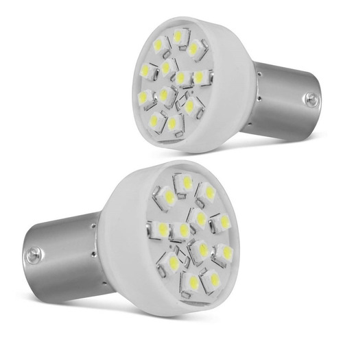 Lampada Led 1 Pólo Smd Luz De Ré Ou Pisca Luz Branca / Par