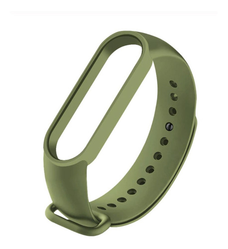 Pulsera Malla Mi Band 4 / 3 Verde Oscuro