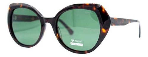 Lentes De Sol Traffic - 258 Diseño Animal Print Marron C2